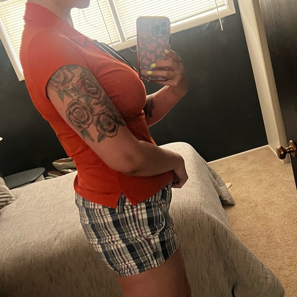 Vintage Y2K Polo by Ralph Lauren Orange Polo Top - Picture 11 of 13